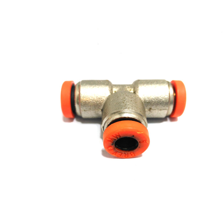 MEYAL WORK - Adattatore a T Tubo/Tubo Pressione 6mm 16bar max