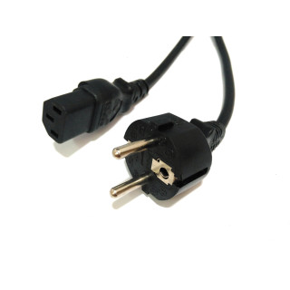 LONGWELL LP-34A - Cavo di Alimentazione C13 10A 250V 1.6M - Nero