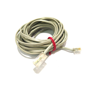 Prolunga Cavo Telefono Filo Telefonico RJ11 6M - Grigio