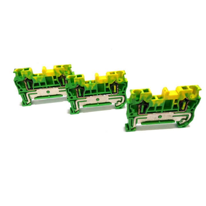 PHOENIX CONTACT ST2.5-PE - 3x Morsettiere con Montaggio su Guida DIN, 2 Vie 2.5mm²