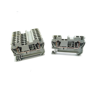 PHOENIX CONTACT ST2.5 - 8x Morsettiere con Montaggio su Guida DIN , Grigio 800V 2.5mm²