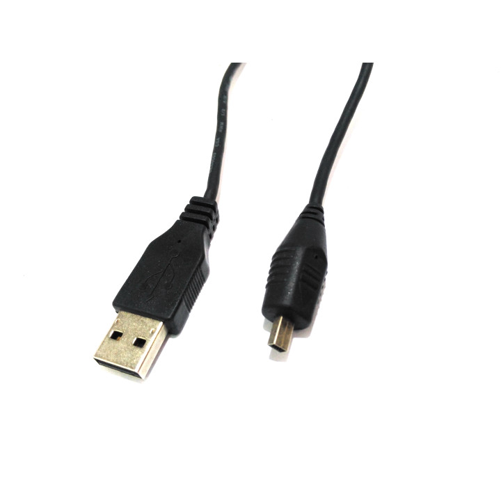 Cavo USB 2.0 con Ferrite Doppia Schermatura 28AWG 1.4M - Nero