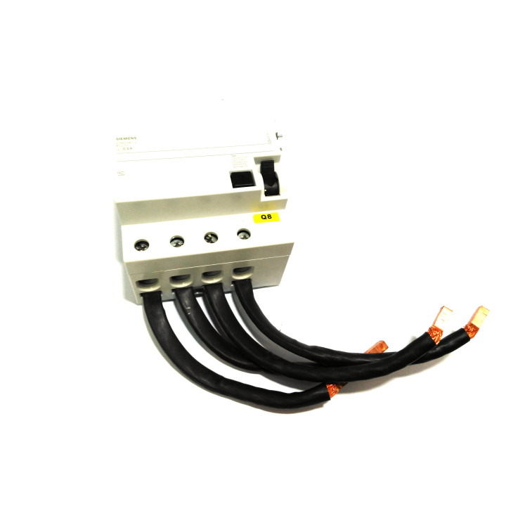 SIEMENS 5SM2647-0 - Blocco Differenziale 4P 0.3A 400V - Bianco