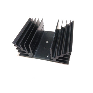 Dissipatore di Raffreddamento in Alluminio NERO 88x72x35mm