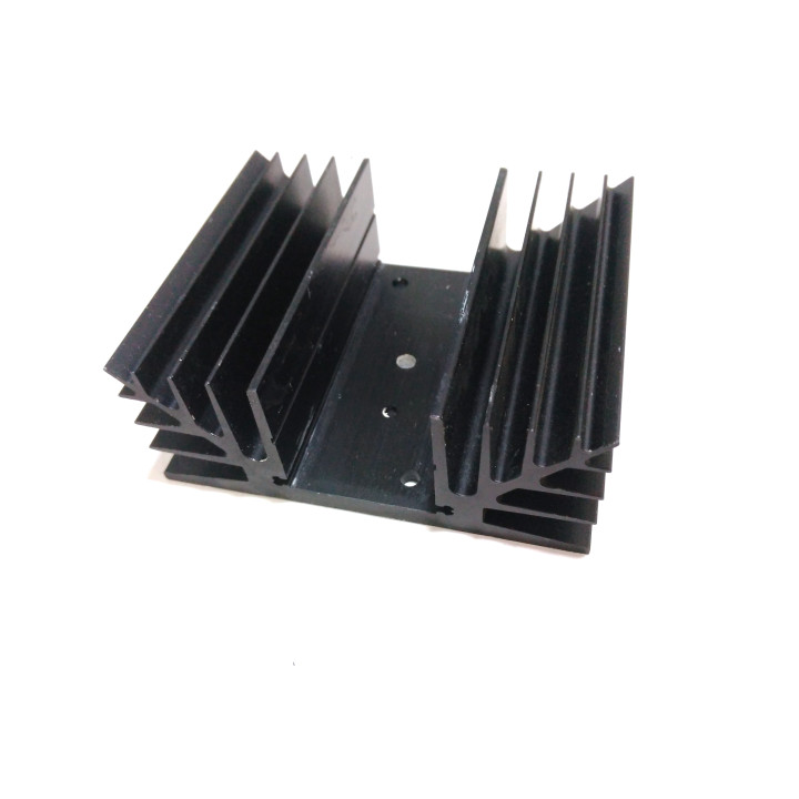 Dissipatore di Raffreddamento in Alluminio NERO 88x72x35mm