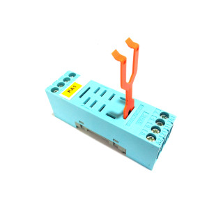 RELECO S7-M - Zoccolo per Relè C7 a 2 Poli 380V 10A - Blu