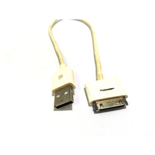 Cavo Sincronizzazione e Ricarica Dati USB Compatibile Apple iPhone 3GS 3 4, iPhone 4 S, 4s 1.1M - Bianco