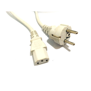 I-SHENG SP-022 - Cavo di Alimentazione 10-16A 250V BIANCO - 1.75M