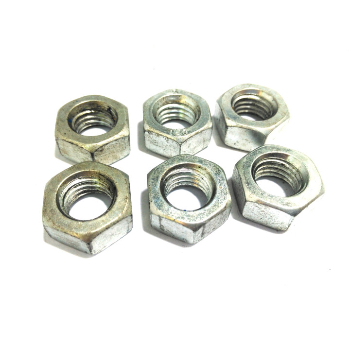 6x Dadi Esagonali in Acciaio M12x1.75