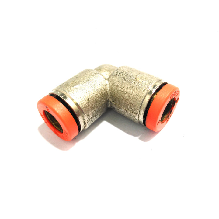 METAL WORK - Raccordo a L per Tubi Pneumatici 8mm 16Bar
