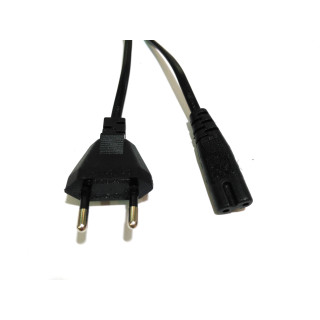 WELL SHIN WS-006 - Cavo di Alimentazione C7 2.5A 250V 1.70M - Nero