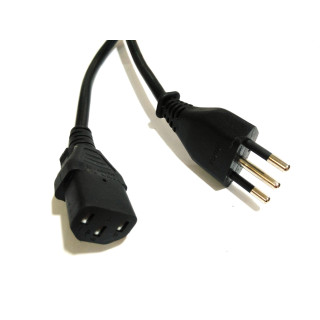 VOLEX IT10S3 - Cavo di Alimentazione C13 10A 250V 2.40M - Nero