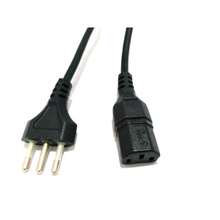 Cavo di Alimentazione C13 10A 250V 1.40M - Nero