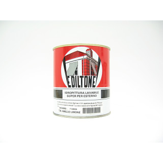 EDILTONE Idropittura SuperLavabile GIALLO LIMONE 750ml