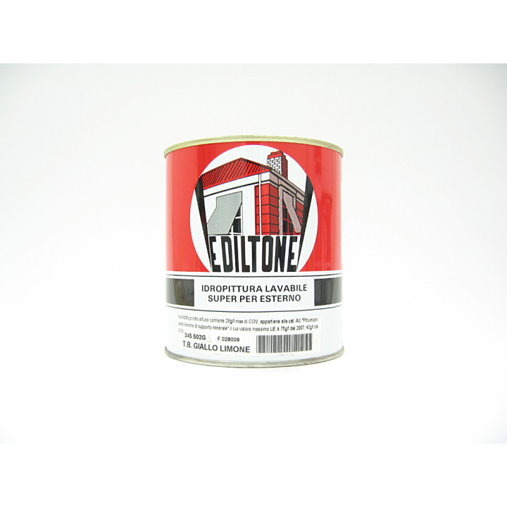 EDILTONE Idro Paint Super Washable LEMON YELLOW 750ml