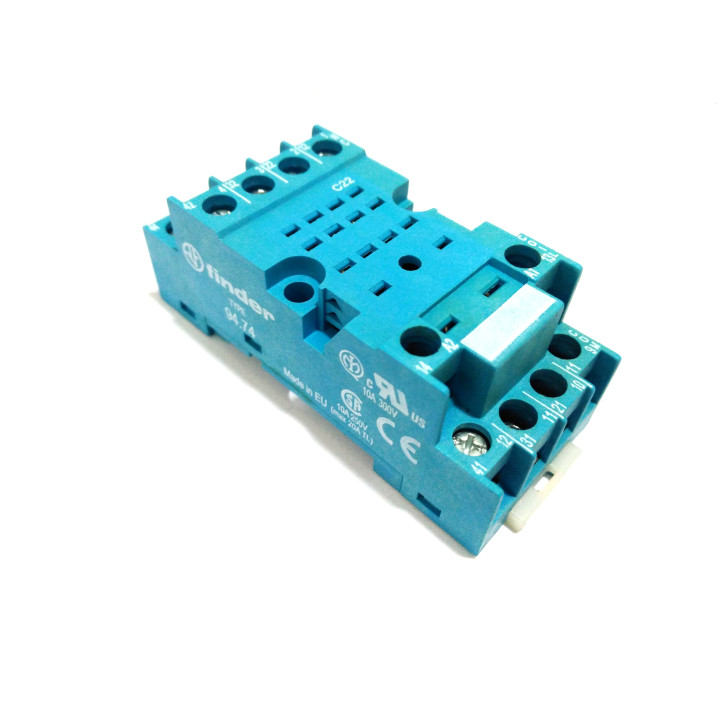FINDER 94.74 - Zoccolo per Relè 14Pin 250V 10A