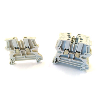 LEGRAND - 5x Morsettiere con Montaggio su Guida DIN, 800V 2.mmq - Grigio