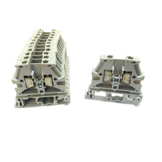 LEGRAND - 12x Morsettiere con Montaggio su Guida DIN, 600V 30A - Grigio