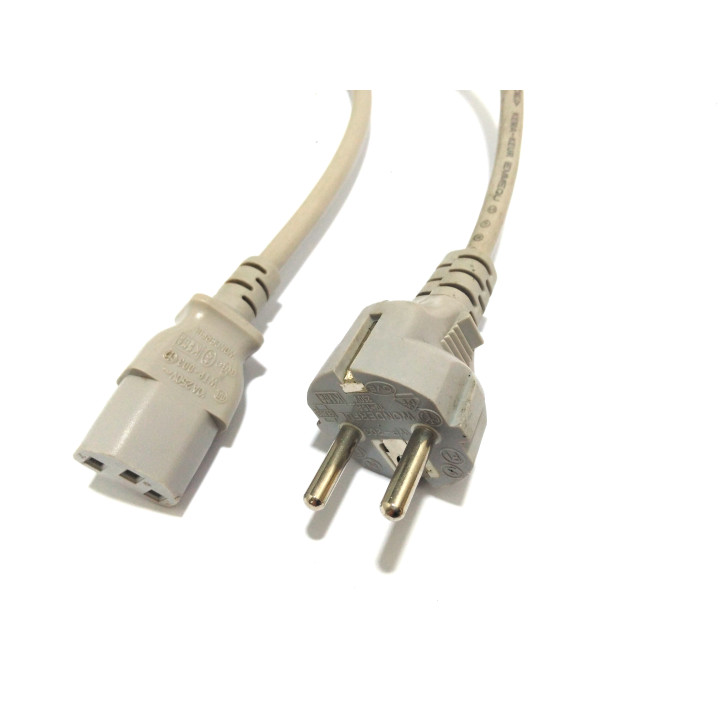 WONDERFUL WP-201 - Cavo di Alimentazione C13 10A 250V 1.40M - Grigio