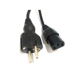 WONDERFUL WP-201 - Cavo di Alimentazione C13 10A 250V 1.40M - Grigio