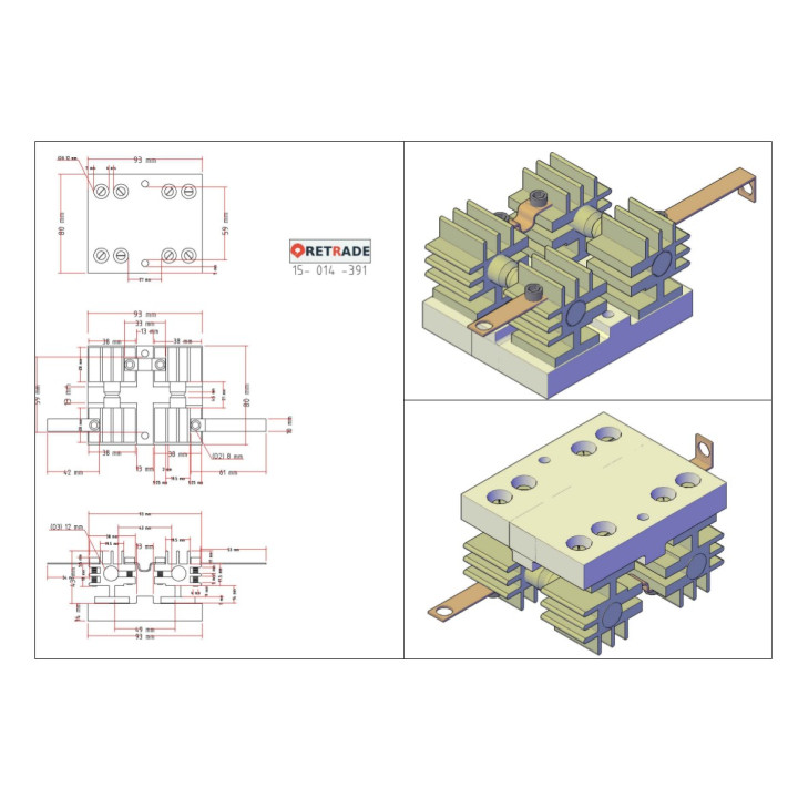 Assemblagio di Scintilla per Dialarc HF 901782