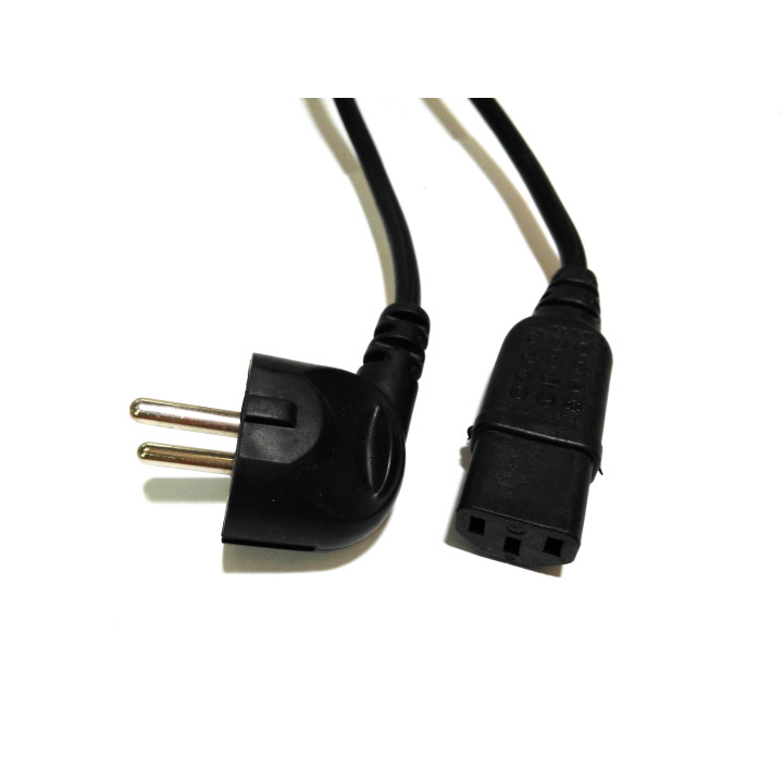Cavo di Alimentazione C13 10A 250V 1.80Mt - Nero