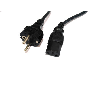 Cavo di Alimentazione C13 10A 250V 1.80M - Nero