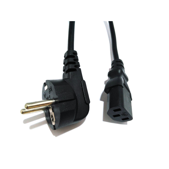Cavo di Alimentazione C13 10A 250V 1.10M - Nero