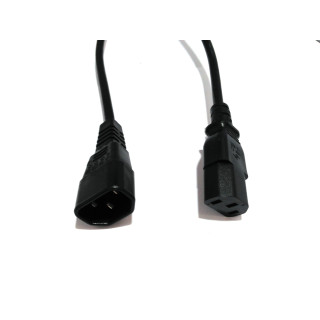 HOU-TA AL-501 - Cavo di Alimentazione Connettore C14 Maschio, C13 Femmina 10A 250V - 1.70M