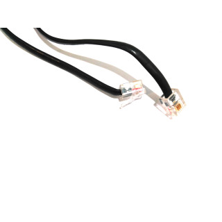 Cavo Telefonico RJ11 Modulare 6P4C 4M - Nero