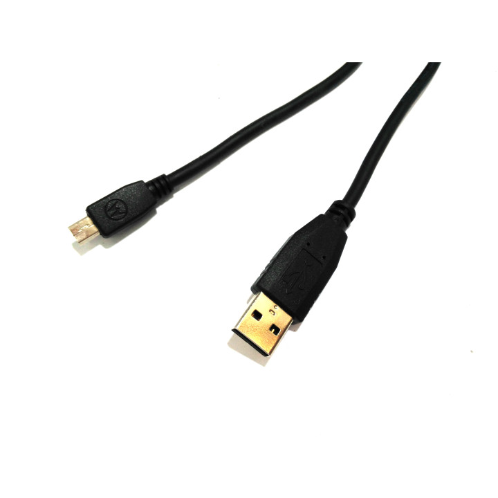 LONGWELL - Cavo USB 2.0 con Ferrite Doppia Schermatura 28AWG 93cm - Nero