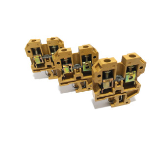 WEIDMULLER SAK6N - 3x Morsettiere con Montaggio su Guida DIN , 2 Vie 750V 6mm²