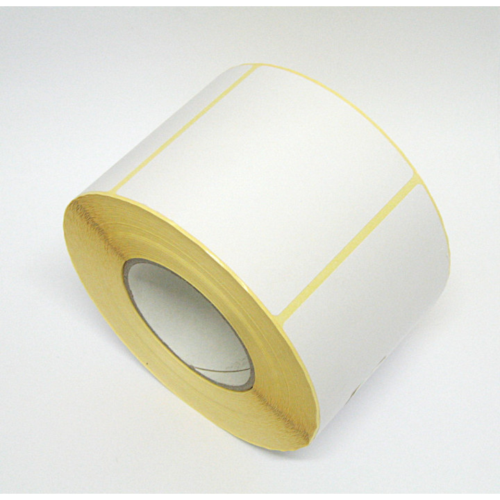 ETCO Etichetta Adesiva Carta Bianca in Rotolo da 1000Pz 100x100mm