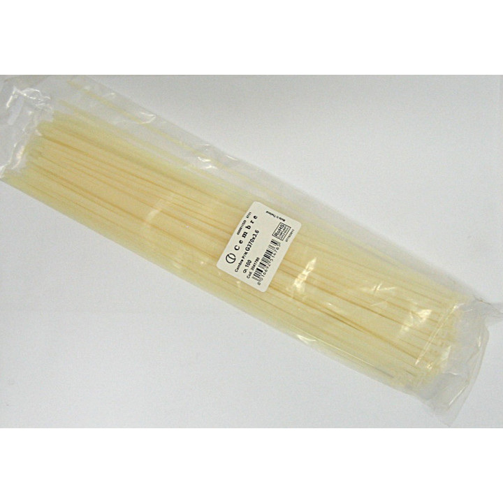 Confezione 100 pz Fascetta di Cablaggio 370x3.6mm