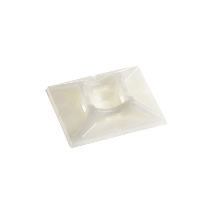 Support for Ties Cable Clip Self-Adhesive 25 x 30 x 6 mm