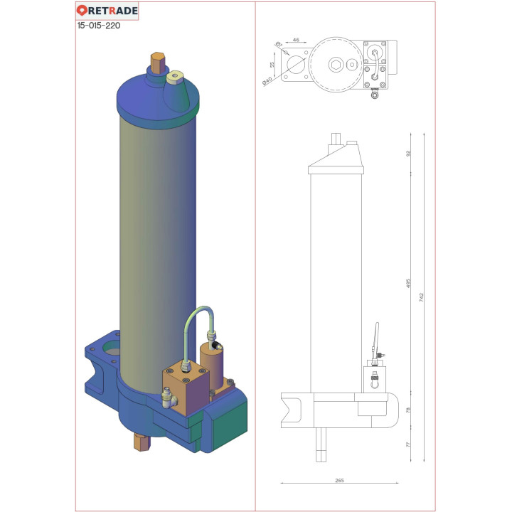 Filtro d'Acqua per Compressore d'Aria Pneumofore UP2