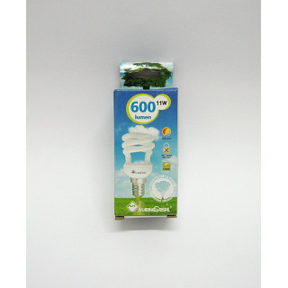 Saving Mini Spiral Bulb 11W E14 2700K Warm Light