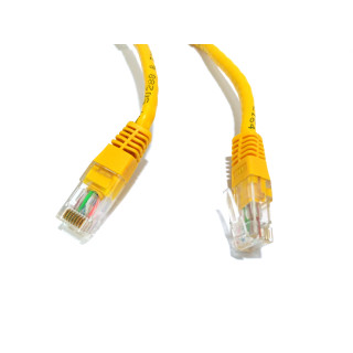 Cavo di Rete Patch Cable UTP  Cat.6 24AWGx4P 1M - Giallo