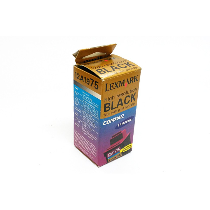 LEXMARK - Cartuccia originale ad inchiostro color nero 12A1975 ad alta resa