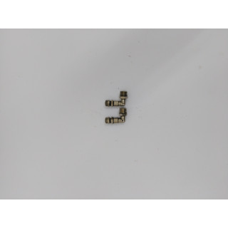 2x Raccordi Filettati in Acciaio Inossidabile a Gomito 90° maschio connessione 1/6