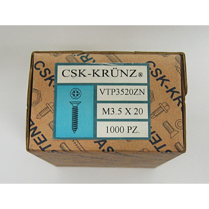 Vite Testa Piatta a Croce M3.5x20mm