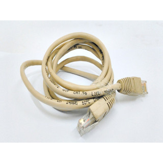 Cavo di rete Ethernet 2 metri Type cm 24AWG 60°C C-ul E201854 ETL Verified EIA/TIA-568B UTP Cat. 5e