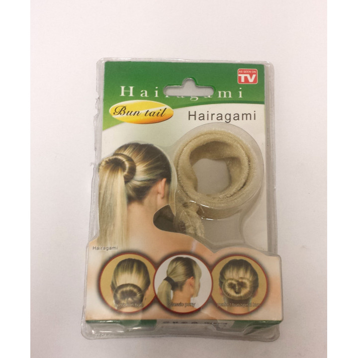 HARIGAMI- BUN  TAIL BEIGE