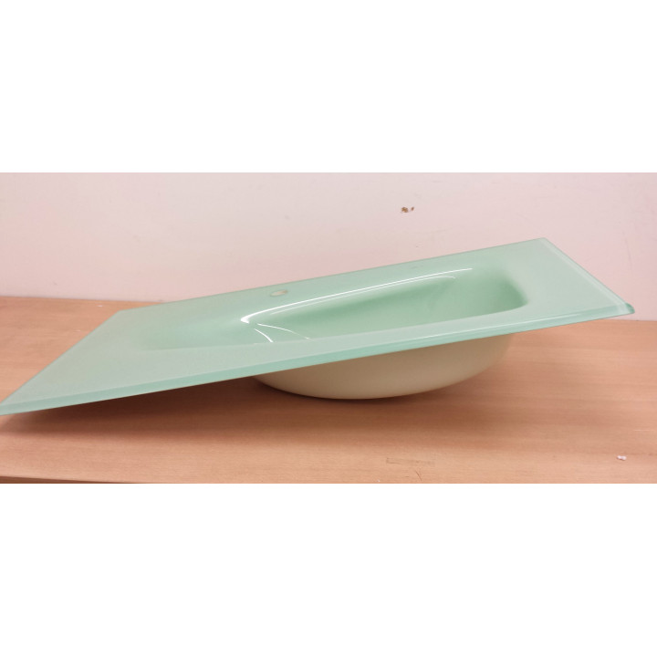 COMPAB LAVABI LOLLIPOP-lavandino in vetro curvo artigianale