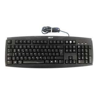 ACER -  Tastiera per pc SK-1688 PS/2 Nera