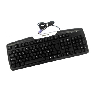 MEDIACOM - Tasiera per pc IZITK-105M PS/2 Nera
