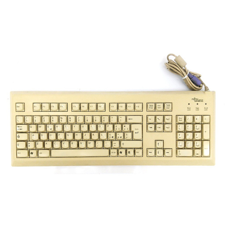FUJITSU - Tastirea per pc KBPC SX I PS/2 Bianca