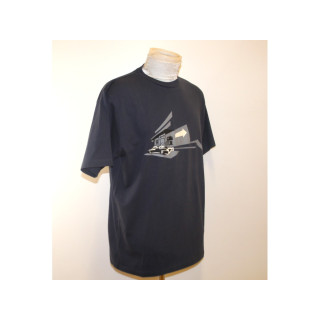 Dickies T-shirt Uomo con stampa- Taglia L - Nera/Blu