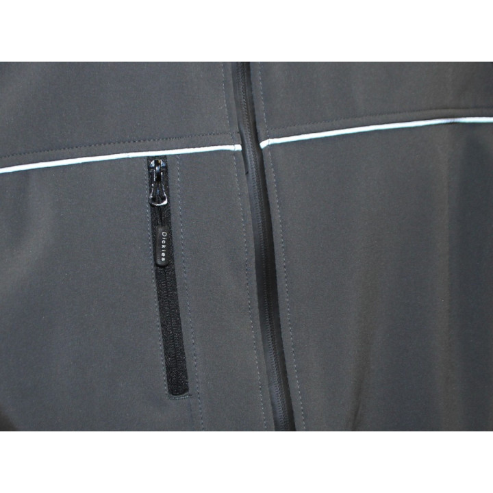 Dickies Giacca con zip  da Uomo - Taglia L - Grigio topo / Nero