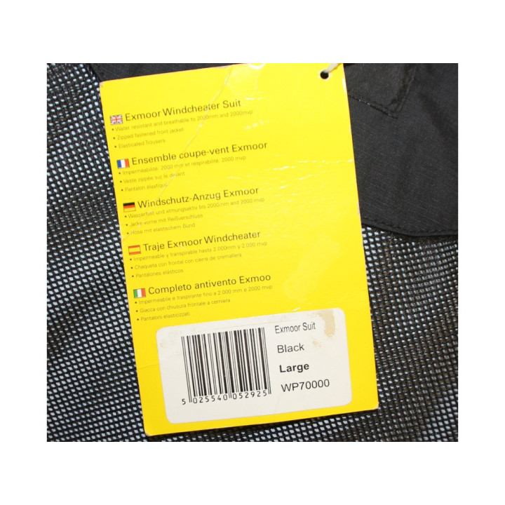 Dickies Giacca a Vento con zip  da Uomo - Taglia L - Nero